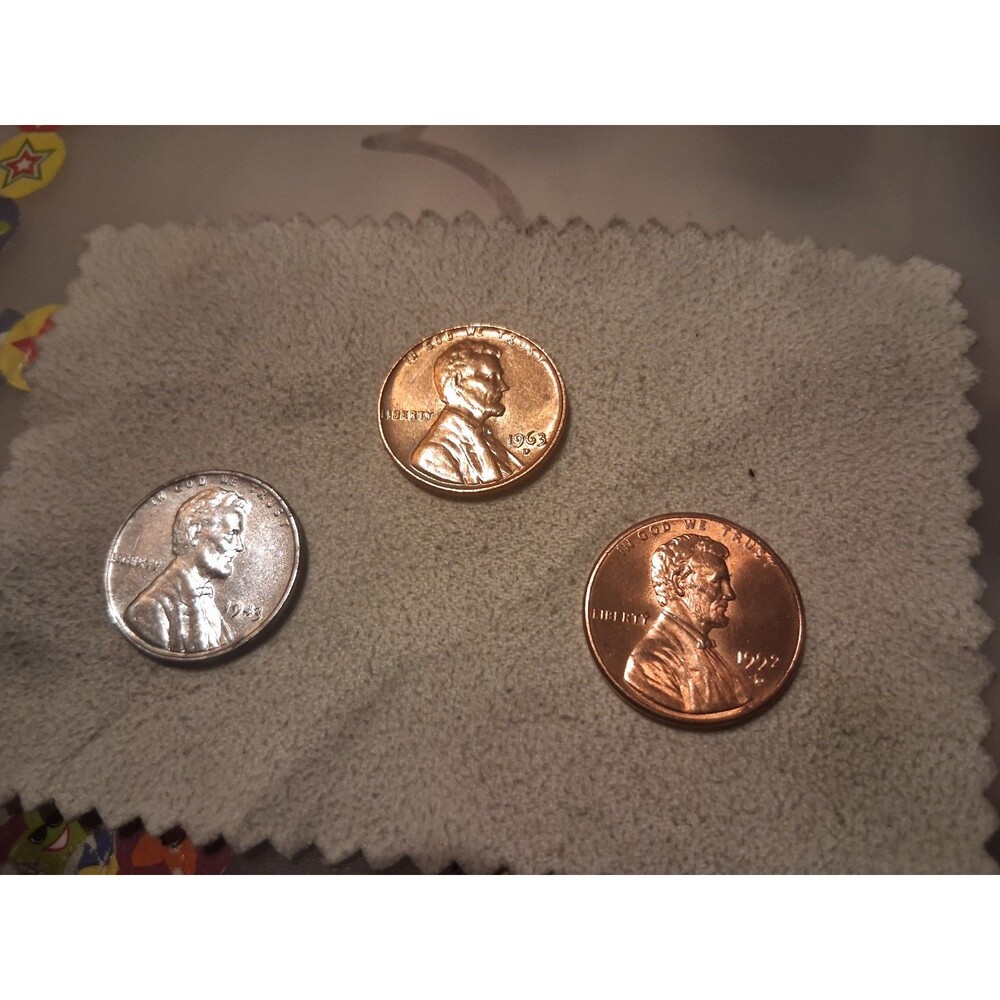 Three Extremely Rare Mint Condition US Pennies